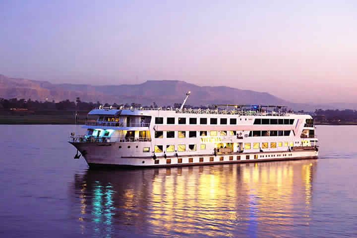 8days/7nights Nile cruise Luxor to Luxor or Aswan to Aswan.